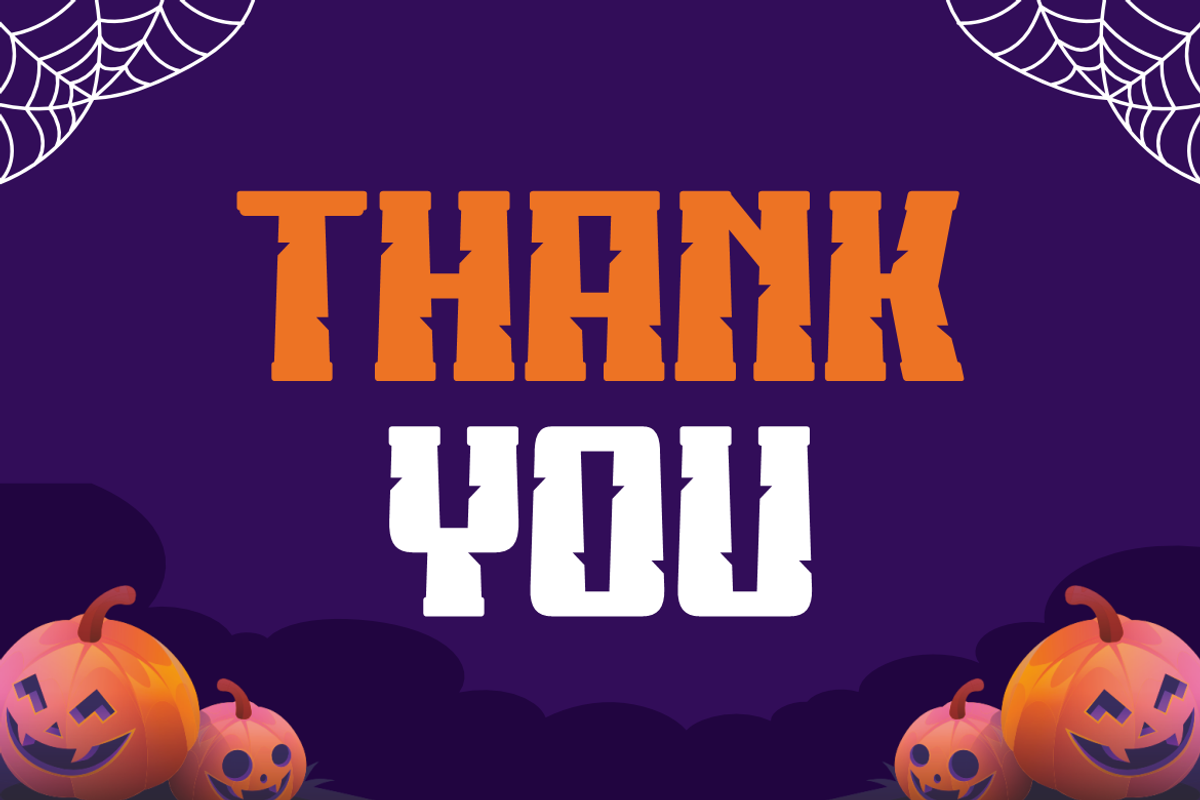 Spooky Gothicon - Halloween Font, a Blackletter Font by QR Design Studio (Photo 7 of 7)
