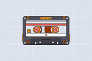 4 Retro Style Tapes, an Object Graphic by katyaskrn (Thumbnail 2 of 5)