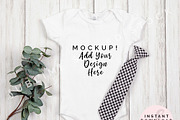 Onesie Mockup Bundle, Boy Bodysuit, an Apparel Mockup by SUBLIME Styled Stock (Thumbnail 7 of 13)