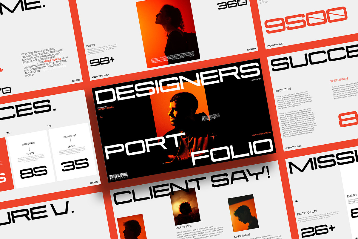 Portfolio Template - Figma, a Branding & Logo Template by Templeste (Photo 2 of 6)