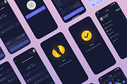 CryptoWallet App UI kit, an App Template by Zhenya_ux (Thumbnail 5 of 6)