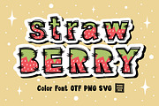 Strawberry OTF PNG SVG, a Symbol Font by DREAMs Soul G. (Thumbnail 1 of 5)