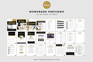 Lovely Business Mega Workbook Canva