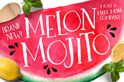 Melon Mojito Font + Vectors, a Font by Callie Rian & Co. (Thumbnail 1 of 9)