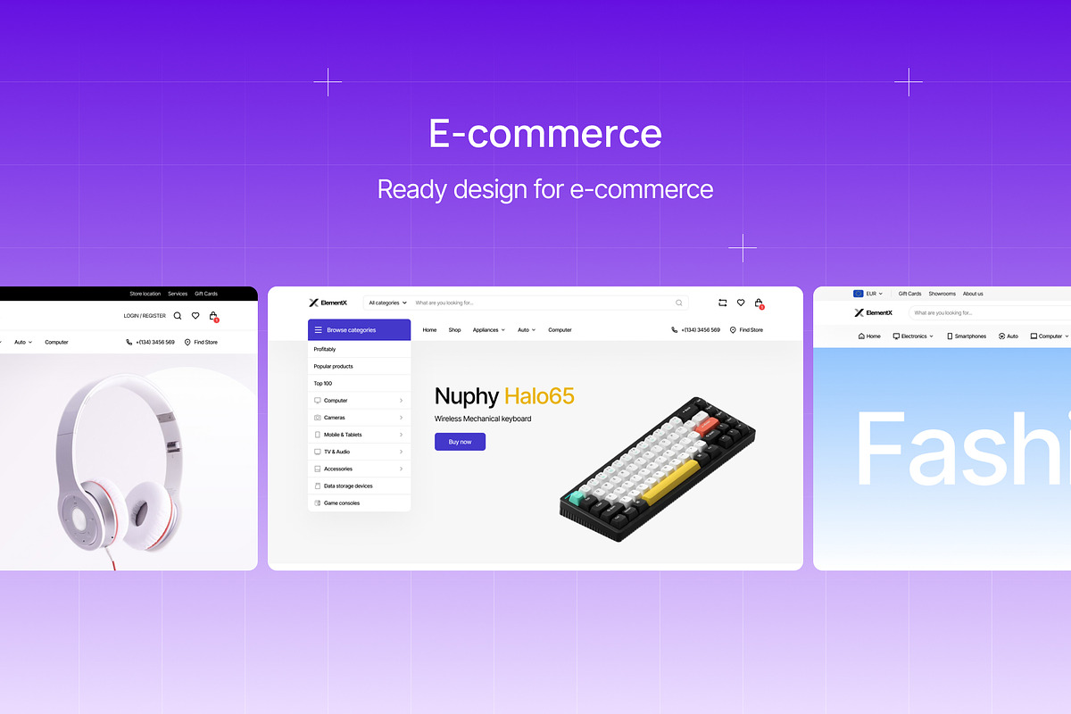 ElementX: Design System & UI Kit, an UI Kit Template by Unidack Design (Photo 7 of 8)