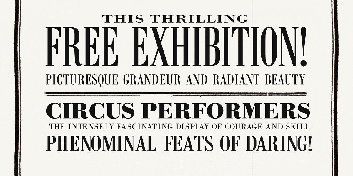 Bodoni Recut FS, a Serif Font by FontSite Inc. (Photo 4 of 5)