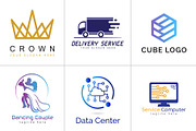 800+ Professional Logos Bundle, a Branding & Logo Template by Design Forest (Thumbnail 38 of 48)