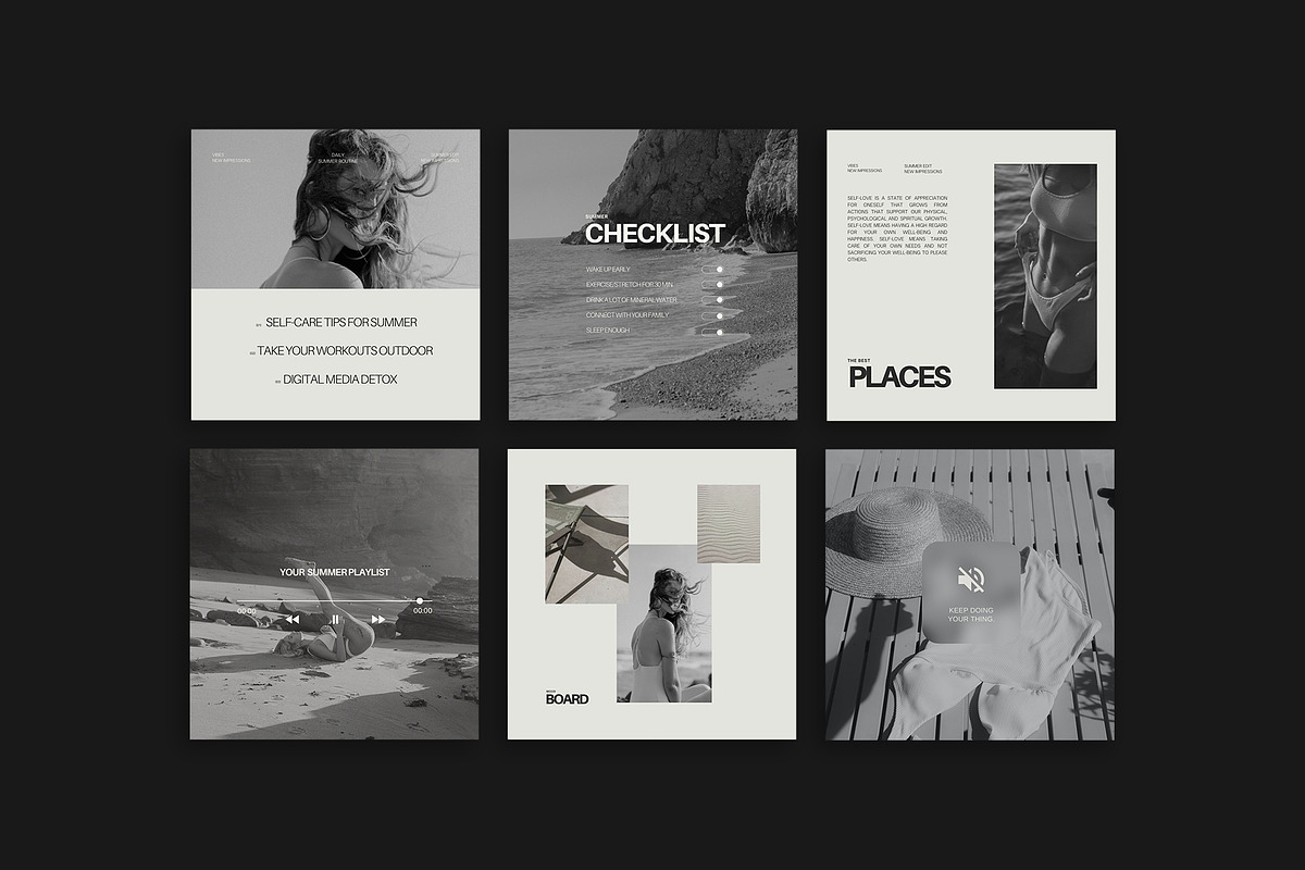Aesthetic Instagram Templates IX, a Social Media Template by Instprofi | Studio Estimo (Photo 9 of 10)