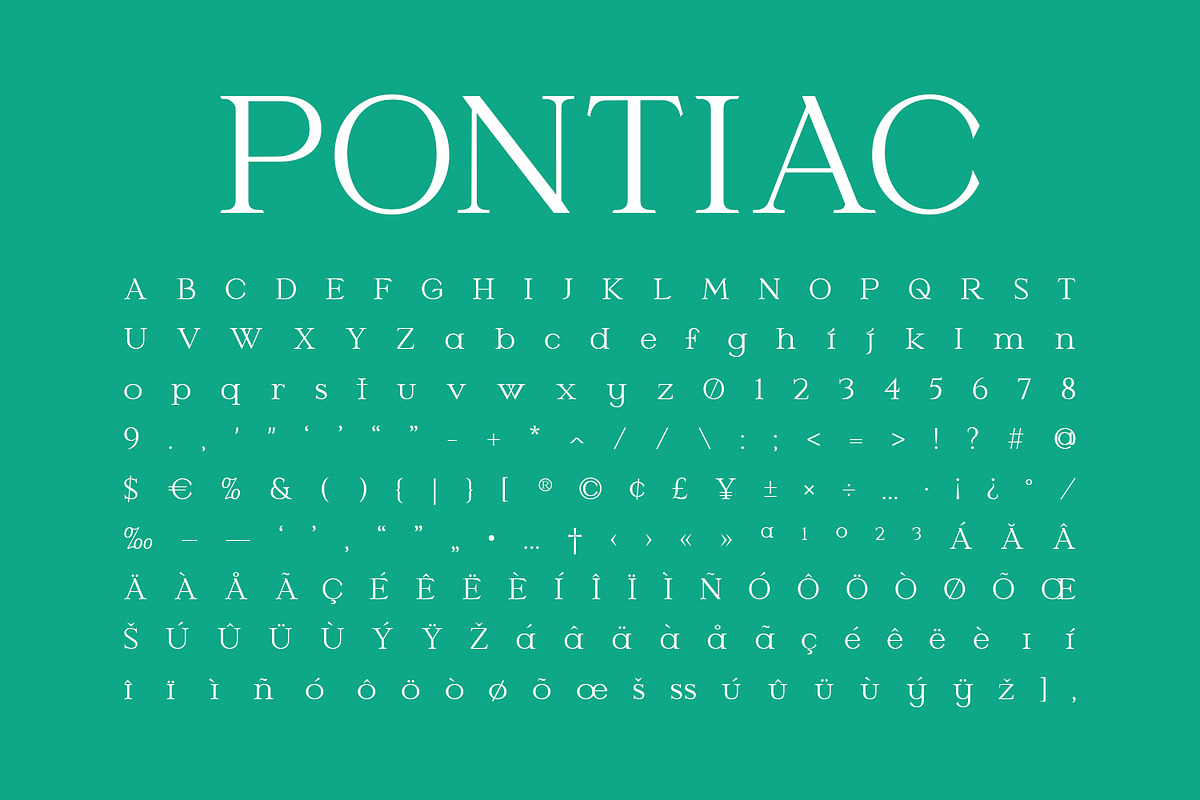 Pontiac Serif Font, a Serif Font by Foxtype (Photo 5 of 5)