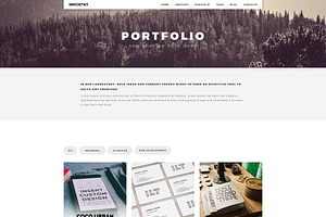 Creative One Multi Page PSD Template