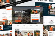 Junk Removal Squarespace Website, a Squarespace Template by Template Twist Shop (Thumbnail 1 of 9)