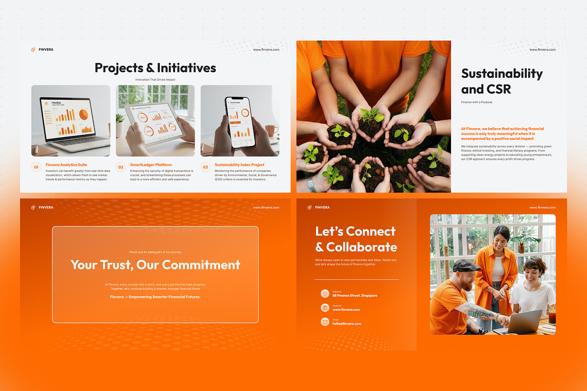 Finance Pitch Deck Powerpoint preview 5