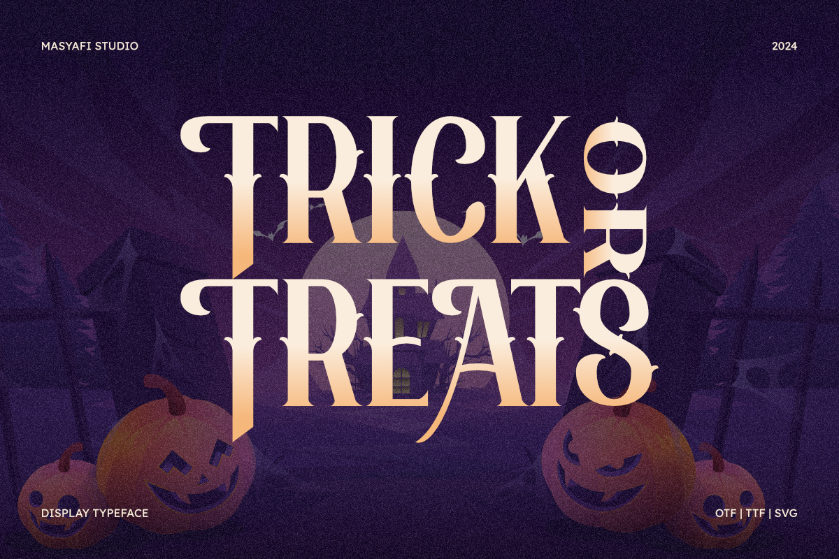 Halloween - Elegant Halloween Font, a Serif Font by Masyafi Studio (Photo 2 of 4)