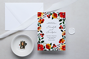 Floral Wedding Invitation Template, an Invitation Template by ForeverPrint (Thumbnail 2 of 6)