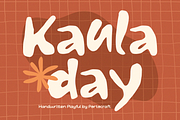 Kaula Day Playful Handwritten, a Handwritten Font by Portocraft (Thumbnail 1 of 10)