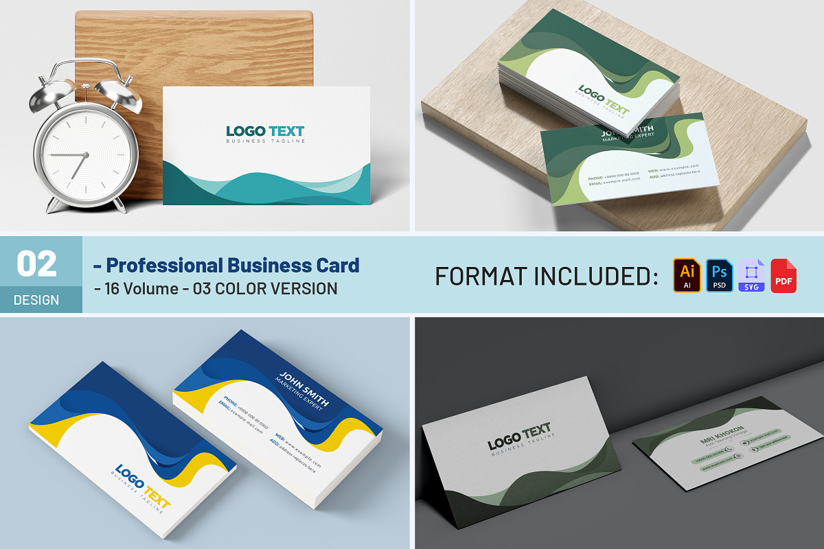 Unique Business Card Design, a Business Card Template by MRI STUDIO (Photo 1 of 10)