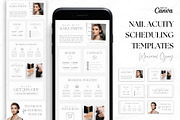 Nail Tech Acuity Scheduling • Canva, a Websites & App Template by OniriqveDesigns (Thumbnail 1 of 8)