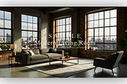 15 Modern Living Room, a Background Graphic by NOMO DESIGN (Thumbnail 15 of 16)