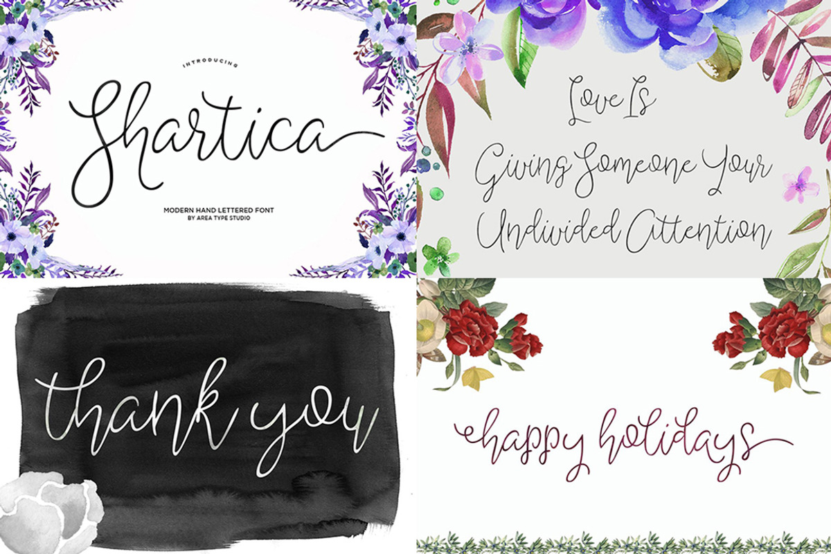 Handwritten Fonts Collection, a Script Font by Areatype (Photo 44 of 62)