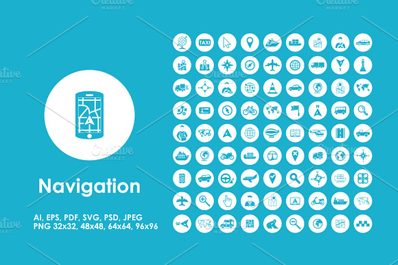 81 Navigation Simple Icons