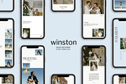 Editorial Canva Instagram Templates, a Social Media Template by Seventh Made (Thumbnail 1 of 3)