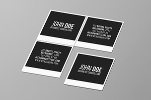 Square Photography Business Card 2