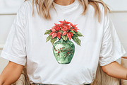 Chinoiserie Red & Green Christmas, an Illustration by CraftArtStudio (Thumbnail 4 of 6)