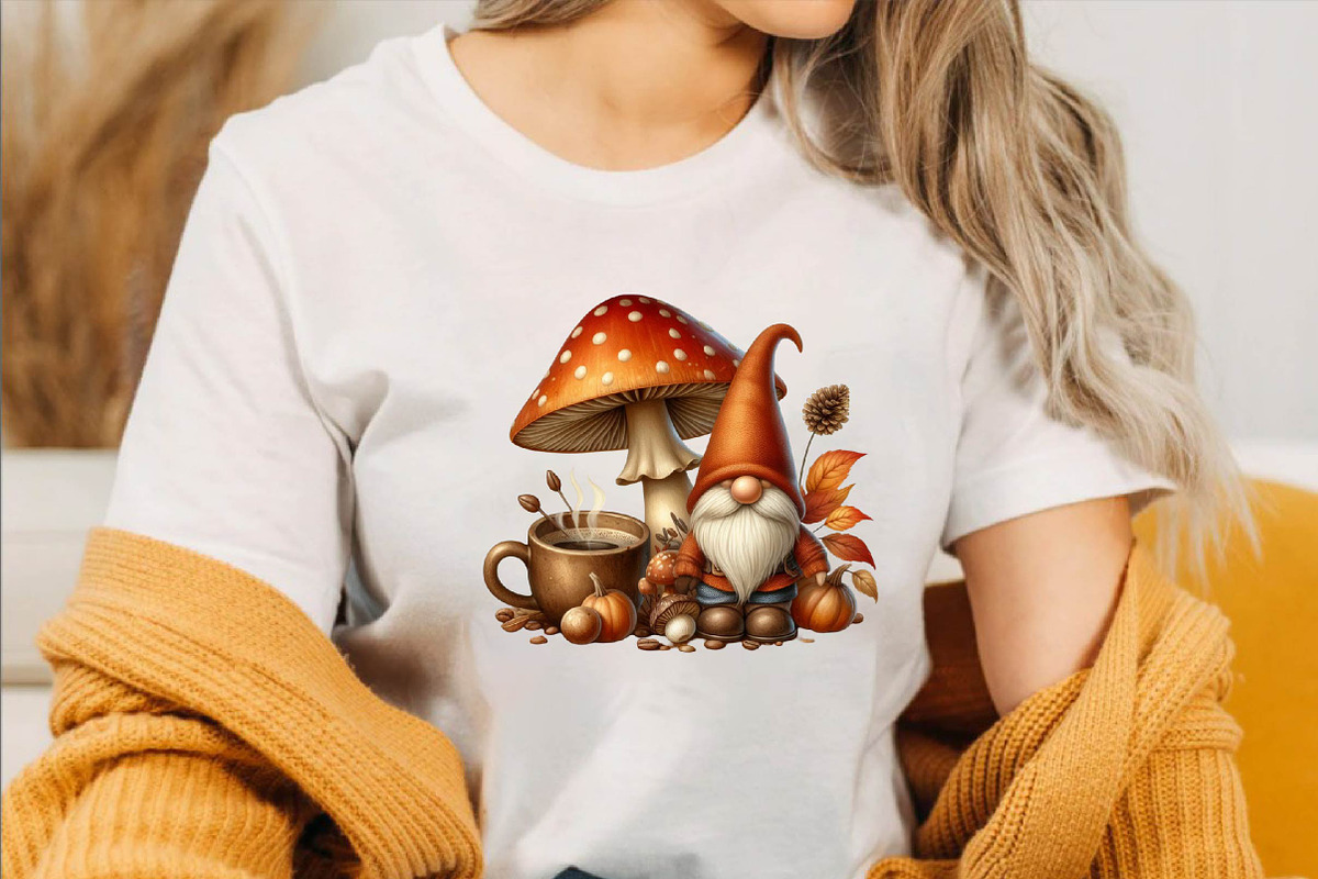 Autumn Gnomes  Sublimation Clipart B, an Illustration by SVGArt (Photo 2 of 8)
