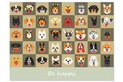 40 dog breeds vector illustration, an Illustration by faitotoro (Thumbnail 3 of 3)