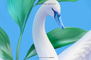 Swan Romance — Seamless Pattern, a Pattern Graphic by Designnina Shop (Thumbnail 10 of 13)