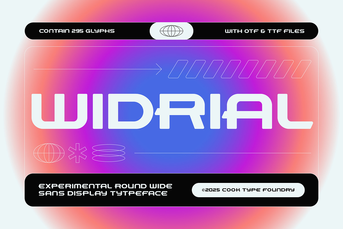 Widrial, a Sans Serif Font by graphicook (Photo 1 of 10)