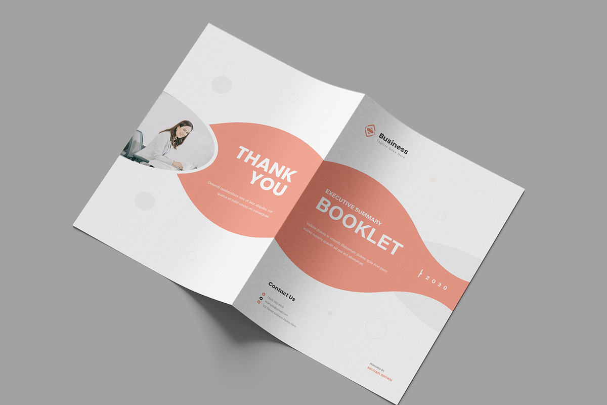 Booklet Brochure Template, a Brochure Template by White Graphic (Photo 11 of 11)