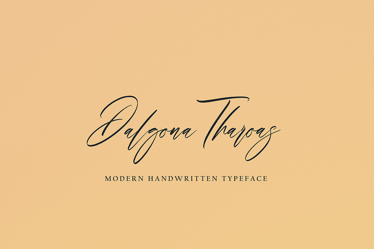 Horeythonas, a Handwritten Font by pineungtype (Photo 6 of 8)