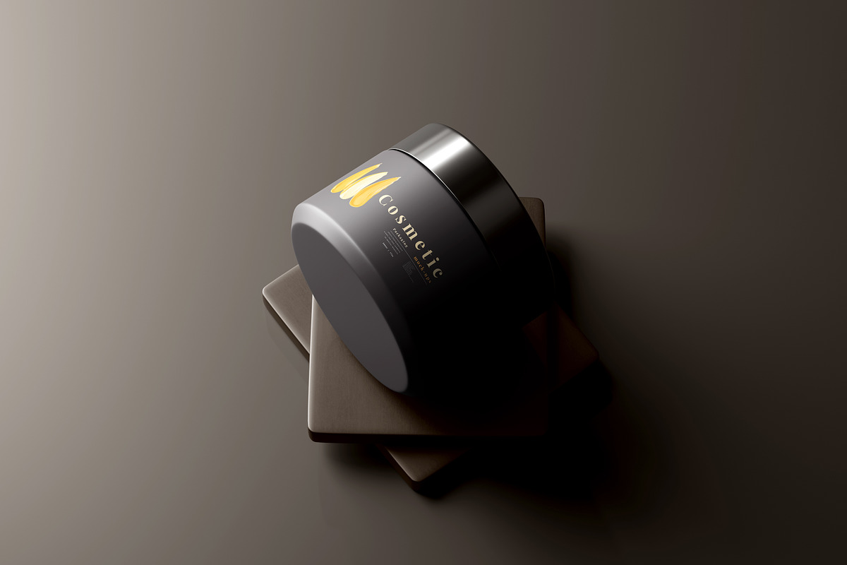 Dark Plastic Cosmetic Mockup Bundle, a Cups & Container Mockup by pmvch (Photo 67 of 111)