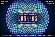 CHAKRAS hand-drawn vector collection, a Graphic by TRIKONA (Thumbnail 1 of 4)