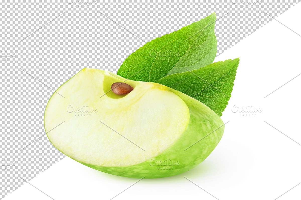 Slices of green apple, an Object Graphic by Fruits+Veggies (Photo 2 of 9)