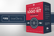 Vintage Logo Kit PRO, a Branding & Logo Template by Vintage Type Company (Thumbnail 1 of 9)