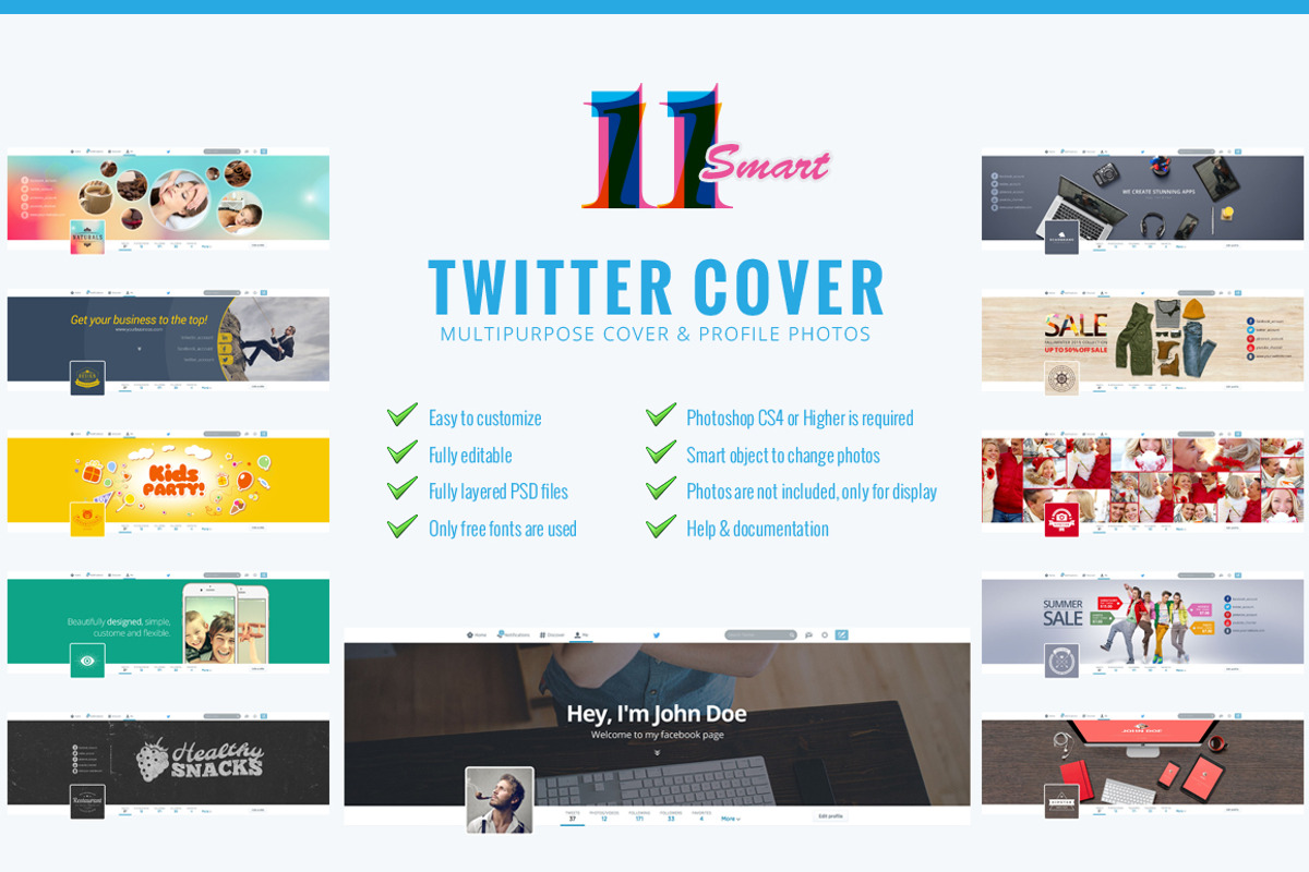33% OFF  |  Fb Tw G+ Cover, a Templates & Theme by Pixel Strawberry (Photo 3 of 5)