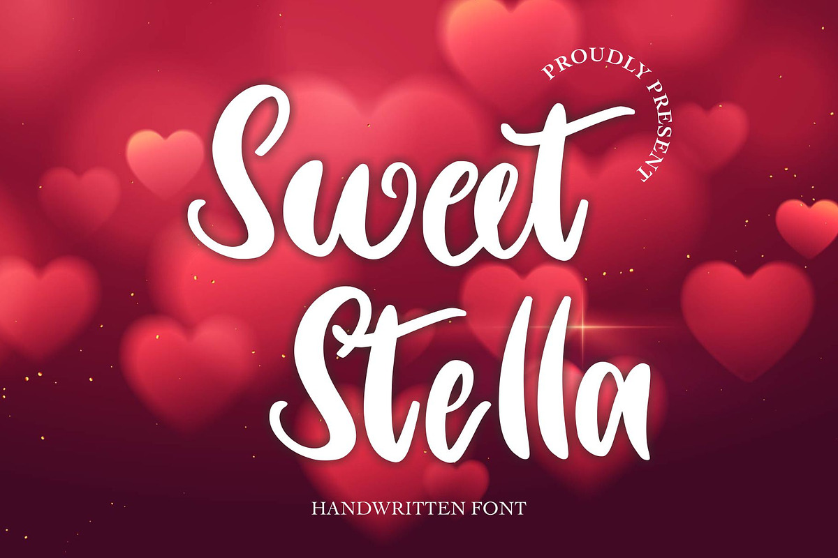 Sweet Stella | Handwritten Font, a Handwritten Font by esamaradany (Photo 1 of 8)