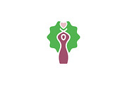 Woman Tree Logo, a Branding & Logo Template by ganuDESIGN (Thumbnail 1 of 3)