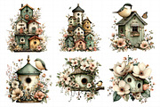 Whimsical Spring Birdhouse Clipart, an Illustration by Daily.Designs (Thumbnail 6 of 8)