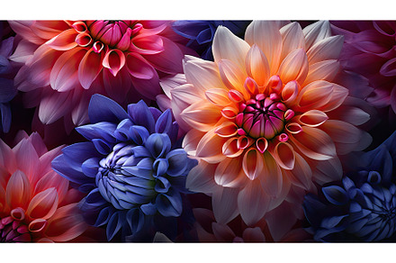 colors macro flowers ai generated, an Animal Photo by pikepicture