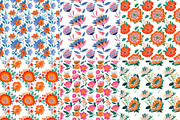Abstract Boho Flowers Clipart Bundle, a Decorative Illustration by Nicole Branger Art (Thumbnail 11 of 20)