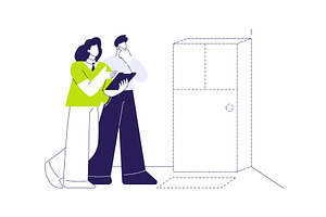Consulting interior designer, an Object Illustration by Visual Generation