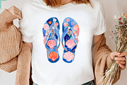 Preppy Coastal Clipart Set, a Work Illustration by CreationArt (Thumbnail 6 of 7)