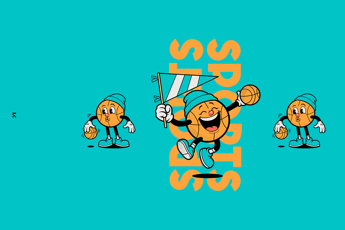 Sports Retro Mascot Creator Pack, a Sport Illustration by LEONFABRIPRO (Photo 14 of 17)