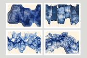 Bimo Co. 3 · Blue Organic Textures, a Texture Illustration by milatovar (Thumbnail 4 of 24)