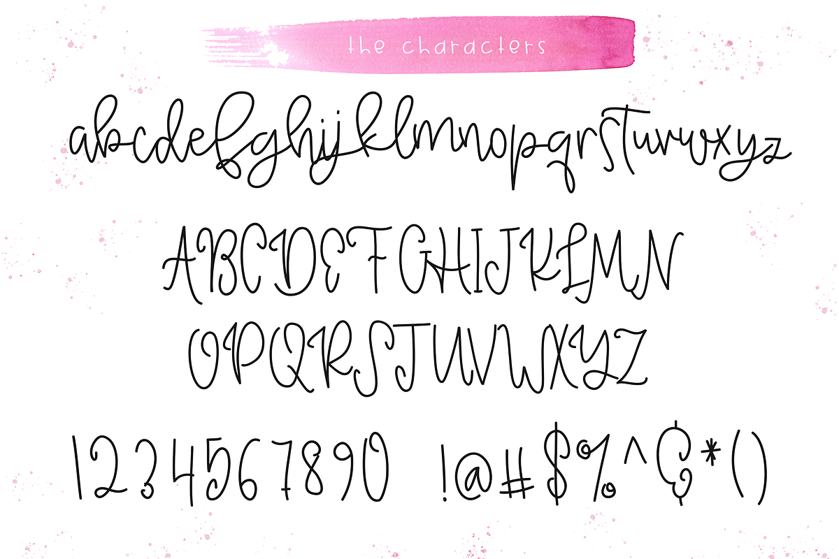 Raspberry - Handwritten Script Font preview 6