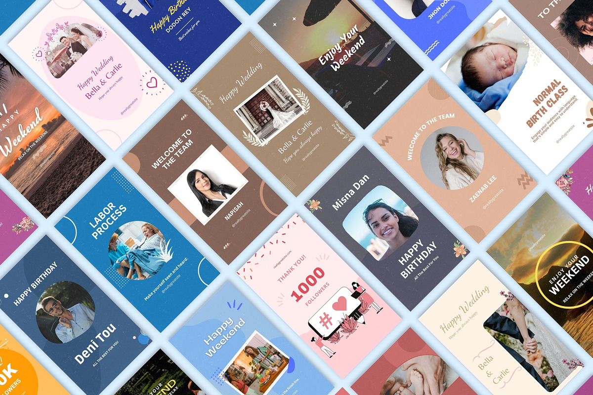 Greetings Content Story Template, a Social Media Template by emcrea (Photo 6 of 9)