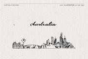 Australia Skylines, a Work Illustration by TheMountBirdStudio (Thumbnail 4 of 8)